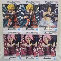 NARUTO グランディスタ 春野サクラ うちはサスケ うずまきナルト 6点