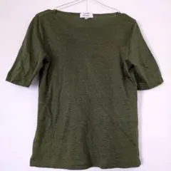 SCAPAレディース半袖カットソー  スキャパ コットンリネン半袖カットソー｜カットソー｜SCAPA Lサイズ(スキャパ