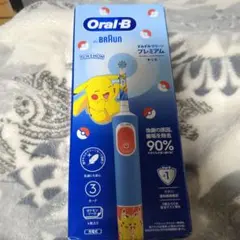 新品未開封 ブラウン Oral-B プレミアム キッズ ポケモン 電動歯ブラシ
