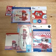 新品 リカちゃん amifa ポーチ メガネ拭き 封筒 メモ ジップバッグ