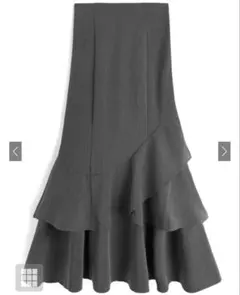 ティアードフリルアシンメトリーマーメイドスカート[gc300]