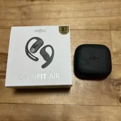 SHOKZ OPENFIT AIR ブラック 充電ケース・ケーブル付 - メルカリ