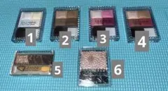 セザンヌ カラーチーク、アイシャドウ、ハイライト詰め合わせ