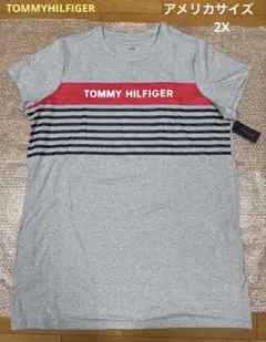 本日迄TOMMYHILFIGERTシャツワンピース風アメリカサイズ2X新品未使用