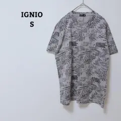 イグニオ　Tシャツ　総柄　スポーツ　運動　綿混　ストレッチ　薄手　半袖　Sのサムネイル