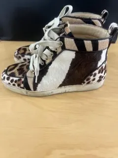 YSL レオパードスニーカー 41 archive 00s y2k swag - メルカリ