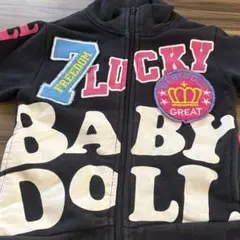 BABYDOLL ジップアップスウェットジャケット 100