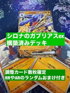 【即日発送】シロナのガブリアスex 構築済みデッキのサムネイル