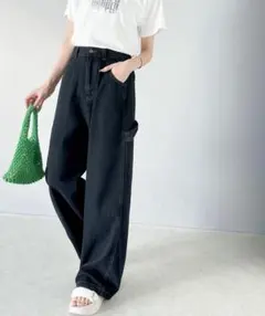 《JaVa ジャバ別注》メンズライク ペインター ツイル ＆ ワイドデニムパンツ