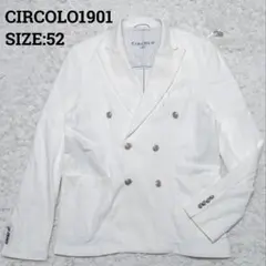 替えボタン付♦CIRCOLO1901♦銀ボタン ダブルブレスト ジャケット 52のサムネイル