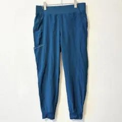 Athleta フィットネスパンツ M ティール ジッパーポケット付 スポーツのサムネイル