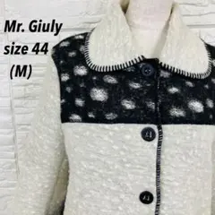 イタリア製　Mr.giuly ミスタージュリー レースウール混ジャケット M相当のサムネイル