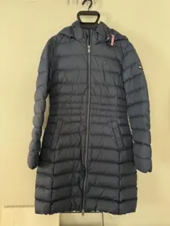 Tommy Hilfiger ネイビー ロングダウンジャケット