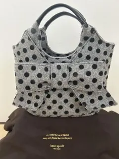 kate spade ドット柄 ハンドバッグ