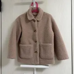 ベージュ フリースジャケット 100cm~