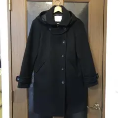 URBAN RESEARCH DOORS 黒 フード付きコート