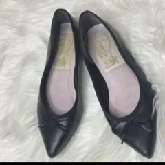 Lavender ballet ブラック フラットシューズのサムネイル