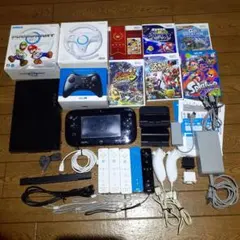 Wii U 本体 32GB GamePad リモコン ソフトまとめ売り