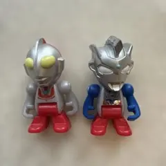 ウルトラマン ウルトラマンゼロ ミニフィギュア 2体セット　びっくらたまご