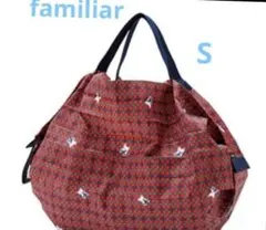 新品未使用familiarシュパットエコバッグS 赤のサムネイル