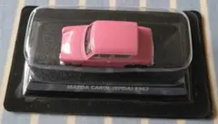 コナミ☆絶版名車コレクション☆マツダキャロル（KPDA）ピンク、ブルー各1個のサムネイル