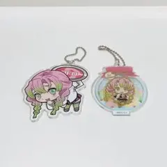 【鬼滅の刃 甘露寺蜜璃】 アクリルキーホルダー　2点セット