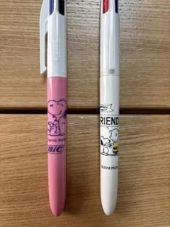 BIC スヌーピー ボールペン 2本セット