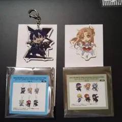 abec展 BUNBUN キリト アスナ アクリルキーホルダー ステッカー