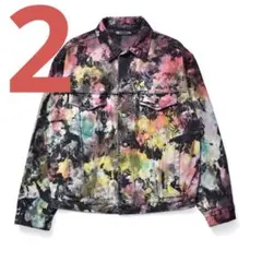 MINEDENIM BD BLEACHDYED マルチカラーデニムジャケット