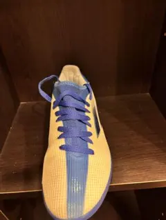 adidas X SpeedFlow フットサルシューズ 白/青 21.5