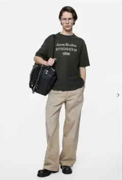 AcneStudios 24SS ロゴロングスリーブTシャツ ゲームシャツ - メルカリ
