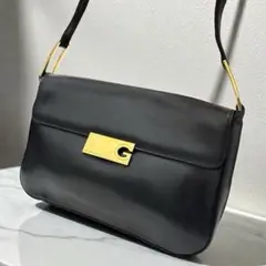 00s GIVENCHY oneshoulderbag gold leather