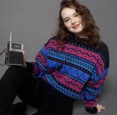 tostalgic clothing / geometric sweater