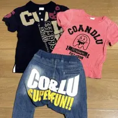 CO&LU まとめ売り Tシャツ ポロシャツ ジーパン 90cm 3枚セット