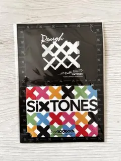 【新品未開封】SixTONES Roughxxxxxx ライブツアー　ステッカー