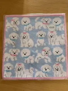 FEILER モフモフワンチャン　ハンカチ