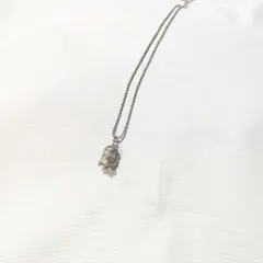 【vintage/SILVER 925】希少70s~鳥籠ボールチェーンネックレスのサムネイル