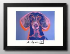 14486■ポスター アート 絵画『アンディ・ウォーホル　犬』A3 マット紙