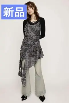 即完売品 SLY CHECK COMBI キャミソール M/BLKのサムネイル