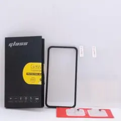 iPhone15ProMax用 強化ガラス 保護フィルム ガイド枠付き 2枚