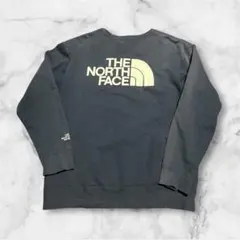 THE NORTH FACE スウェット フェード ナス紺 バックプリント XL
