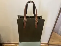 美品】HERZ スクエアトートS ブラウン レザー - メルカリ