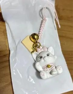 ディズニーストア　シークレットストラップ　根付け　マリーちゃん