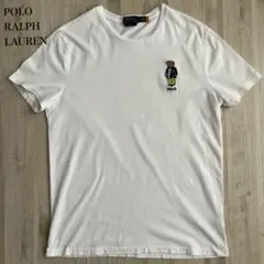 レア Polo Ralph Lauren ポロベア 刺繍 ホワイト Tシャツ L