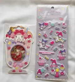 サンリオ ♡マイメロ エポキシシール風・ クロミ マイメロ 防水シールセット