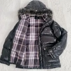 6way✨BURBERRY BLACK LABEL ダウンジャケット チェック