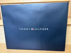 TOMMY HILFIGER ショップ袋 大きめ ネイビー