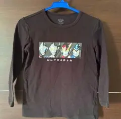 ユニクロ　ウルトラマン　長袖Tシャツ　110 ヒートテック　極暖