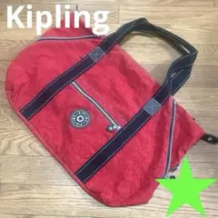 Kipling キプリング　ショルダーバッグ　2WAY 大容量　ナイロン　赤のサムネイル