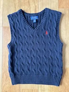 Polo Ralph Lauren ネイビー ベスト 3T